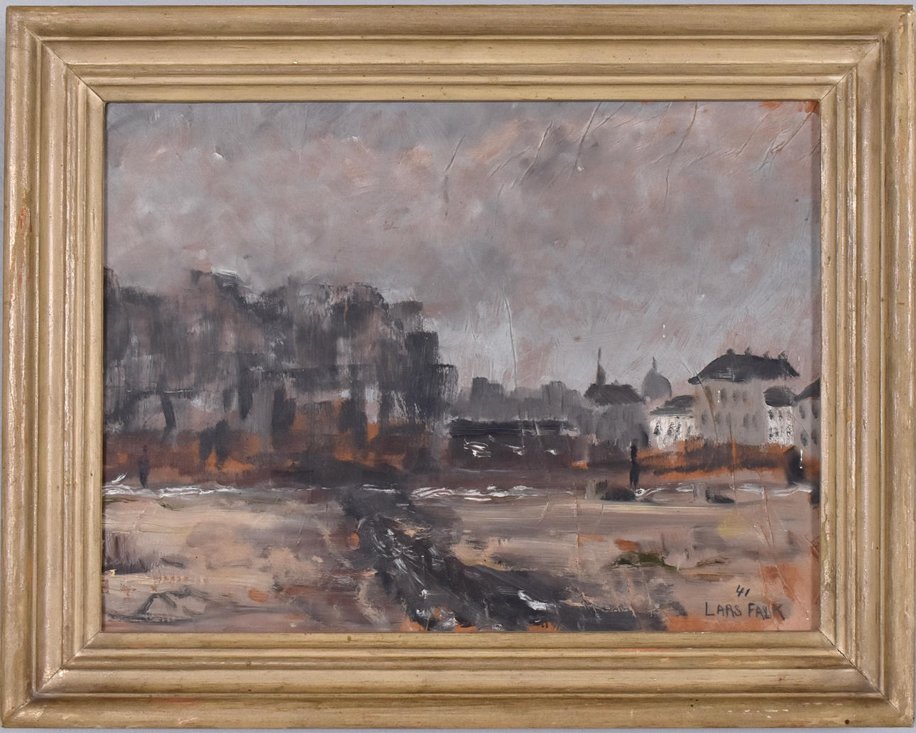LARS FALK. Oil on panel.