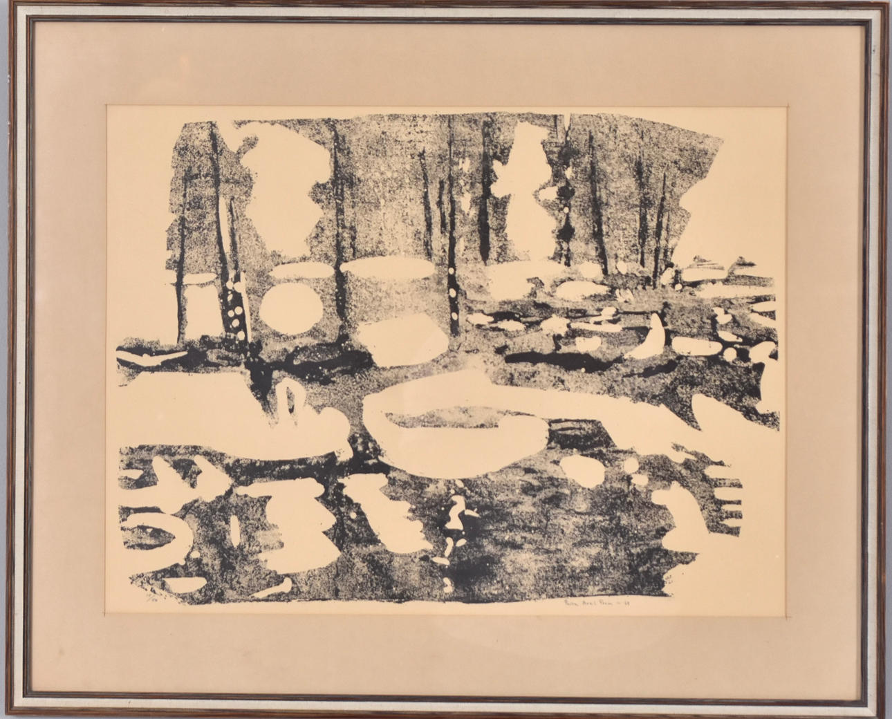 FRITZ AXEL FROM. Lithograph.