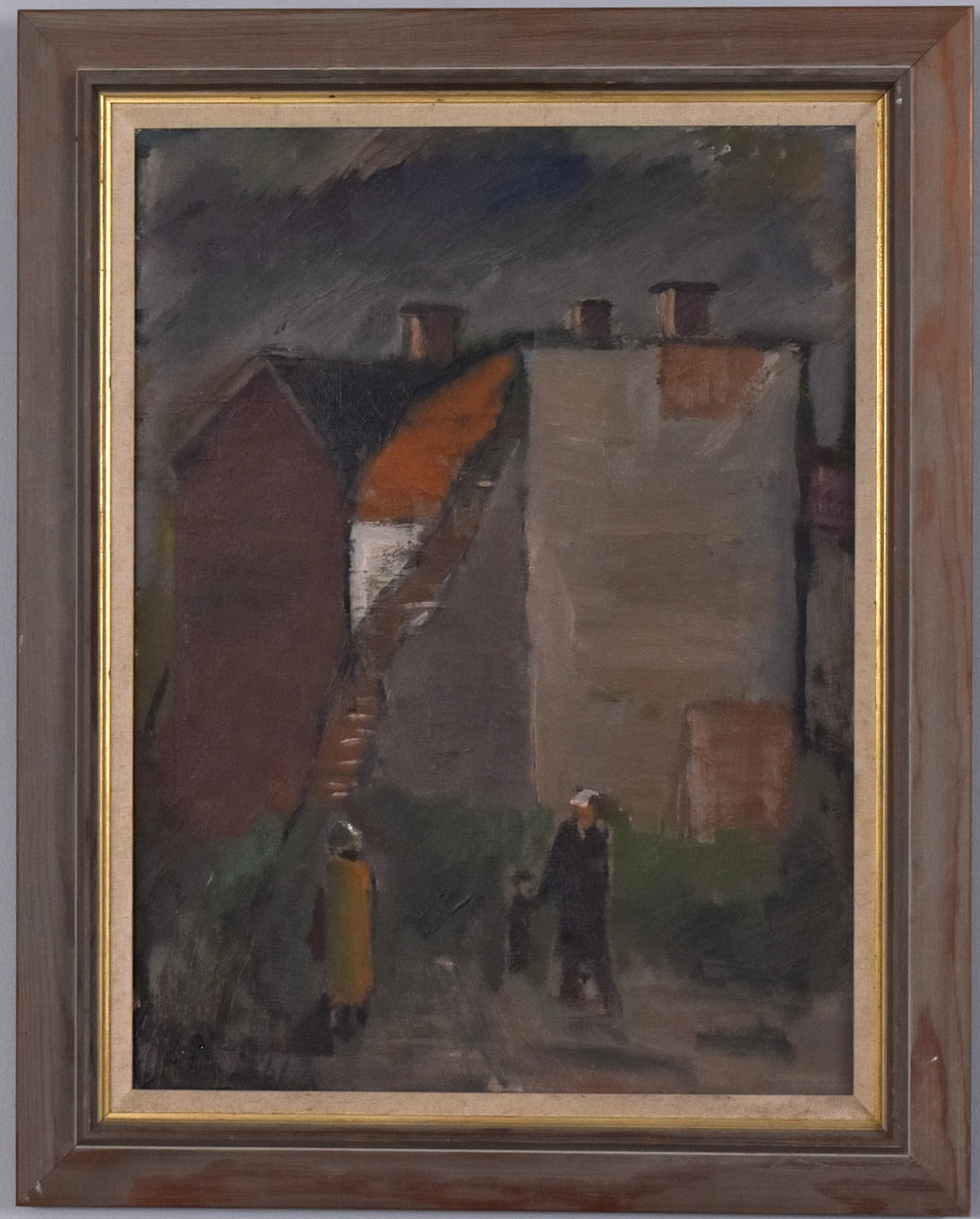 IWAN BROBERG. Oil on panel.