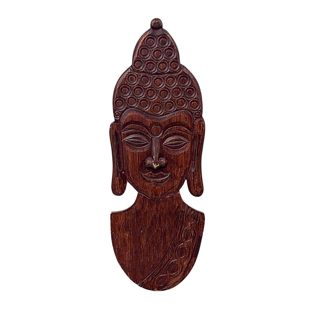 ASIAN CARVED WOOD WALL RELIEF.