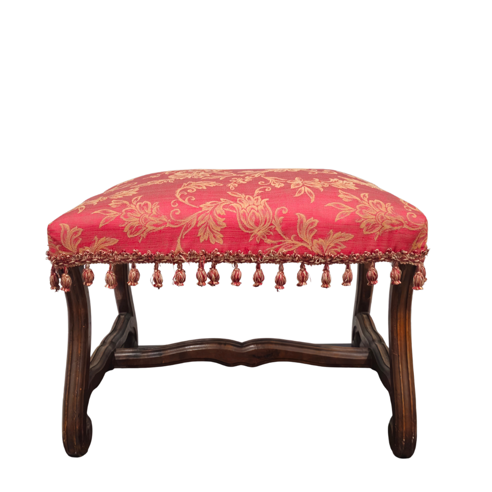Wooden stool.