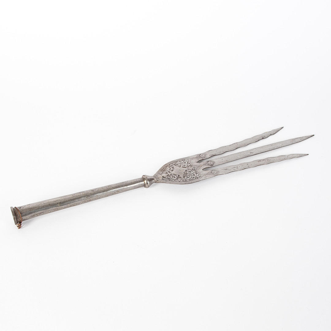 Trident lance head, Mezraq, Indo-Persian.