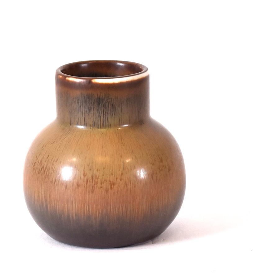 CARL-HARRY STÅLHANE. vase, glazed stoneware, Rörstrand.