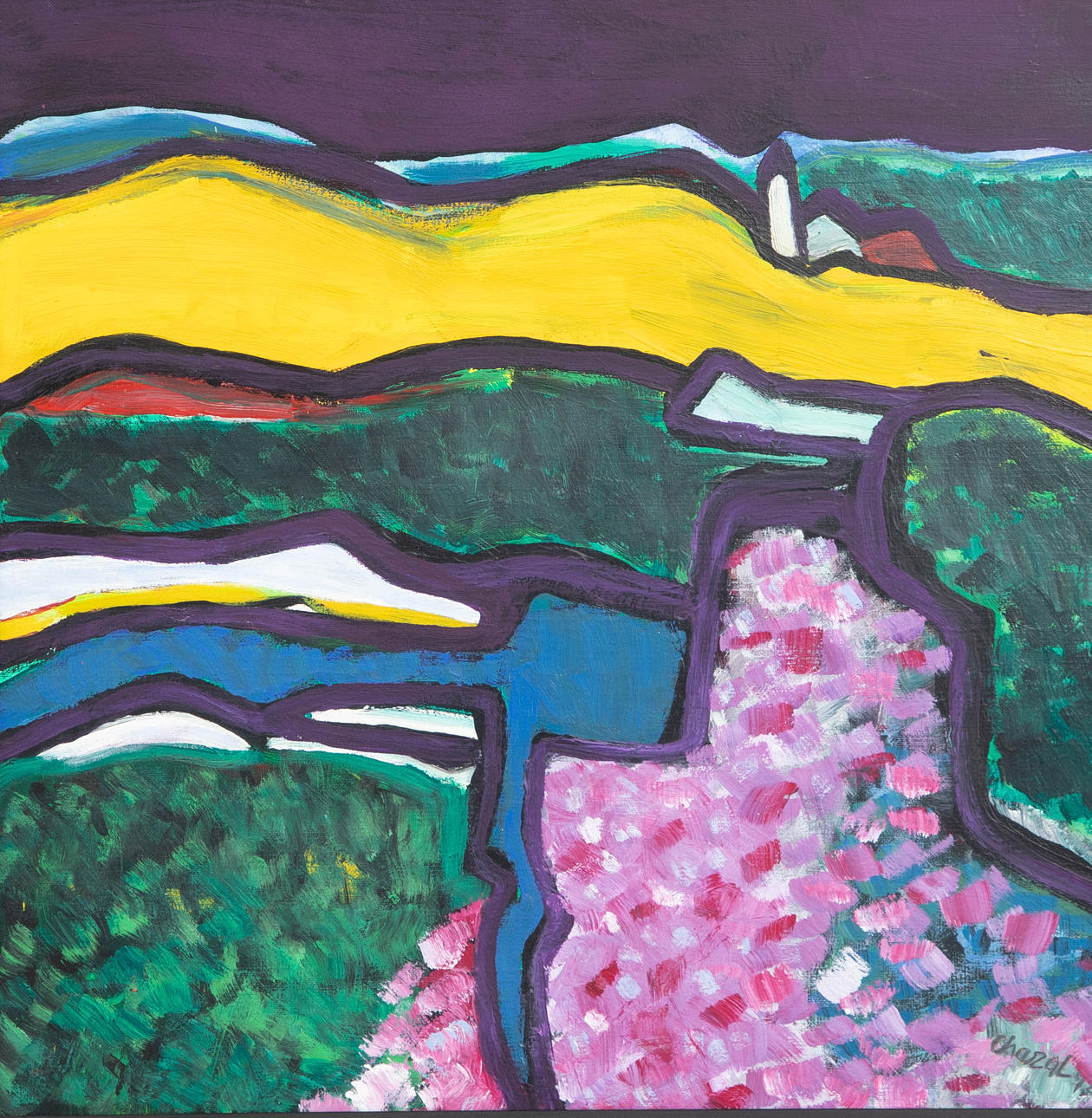 DOROTHEA CHAZAL (GEB. 1947). Rapsblüte.
