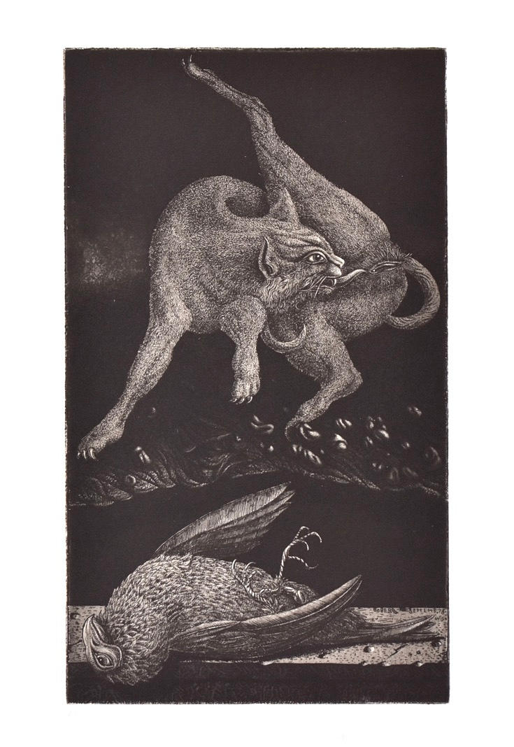JÖRGEN BOBERG. Etching.
