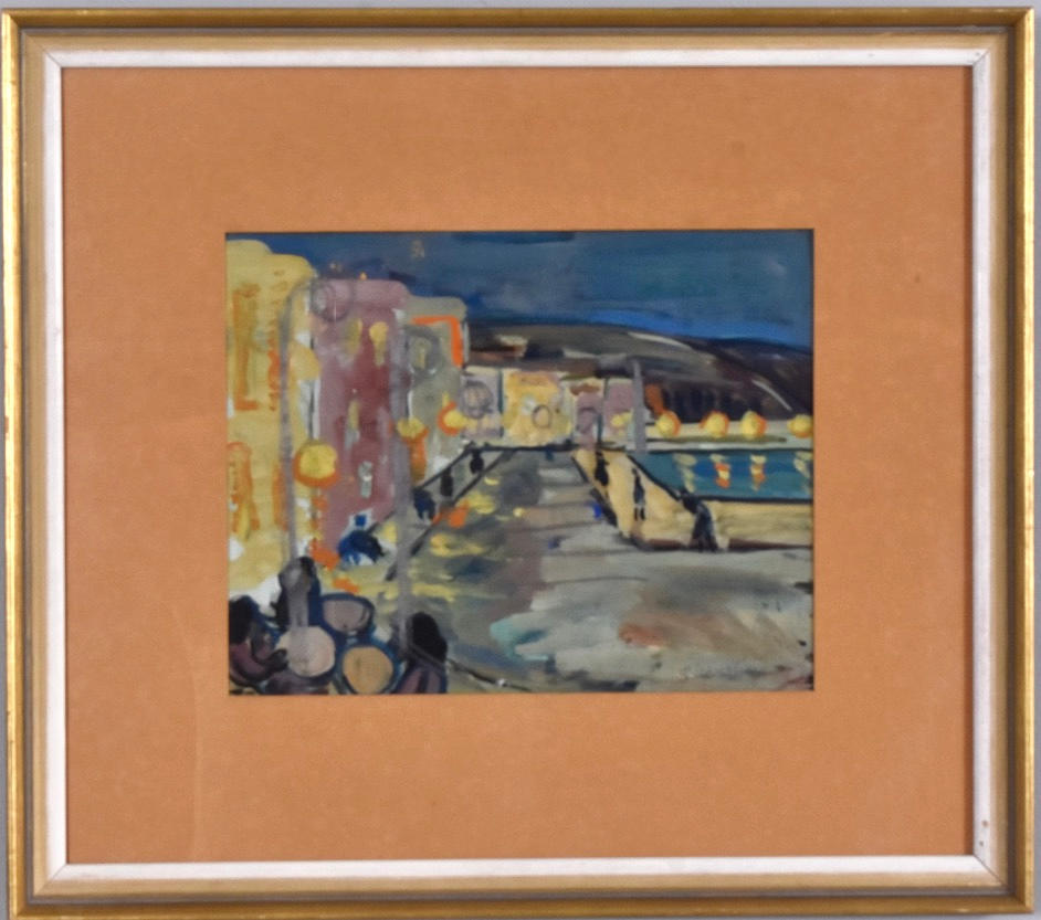 LILLY SILFVERLING. gouache, coastal walk.
