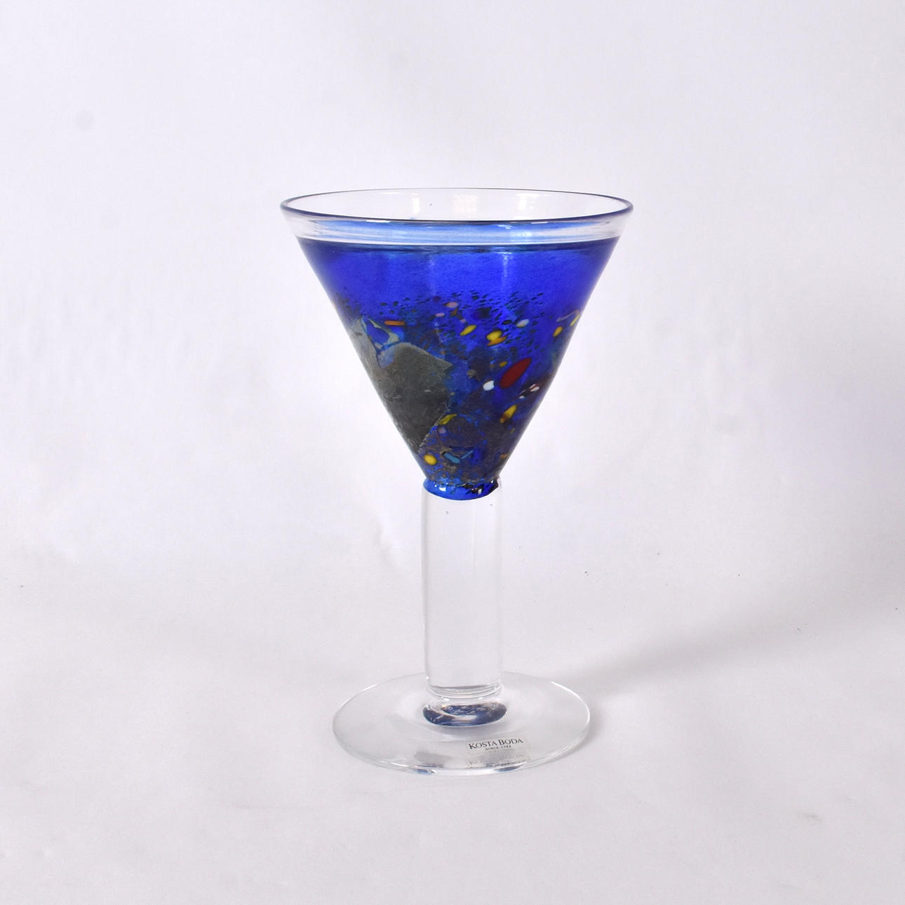 BERTIL VALLIEN. Goblet, "Satelite", Kosta Boda.