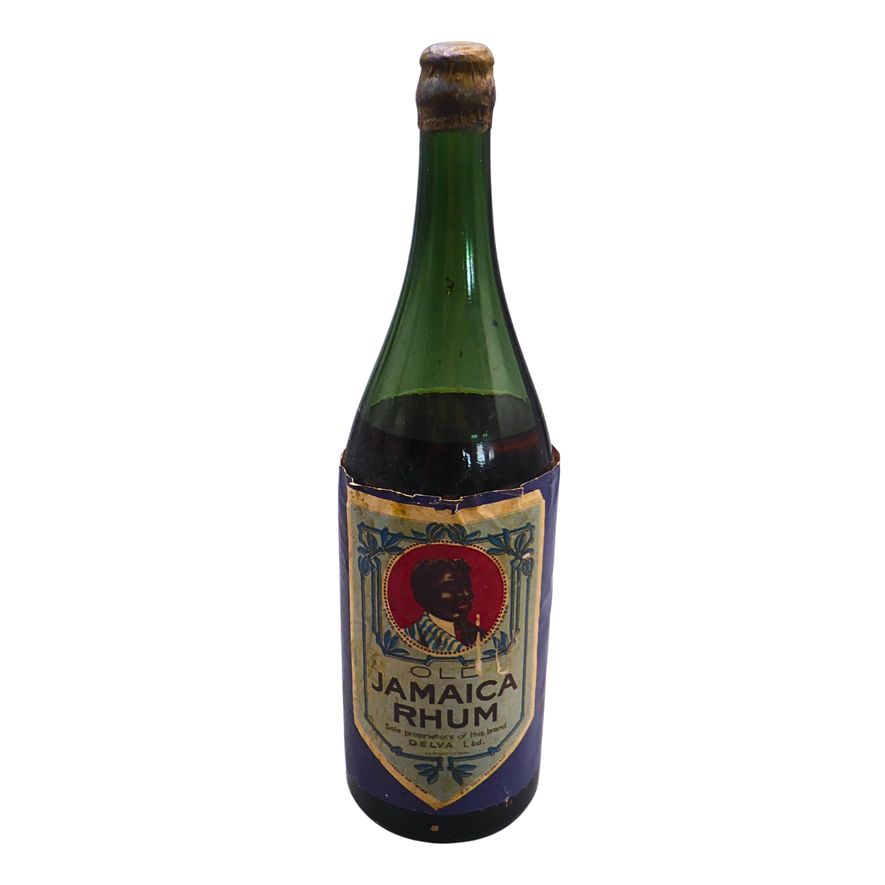 FLASCHE OLD JAMAICA RHUM DELVA.