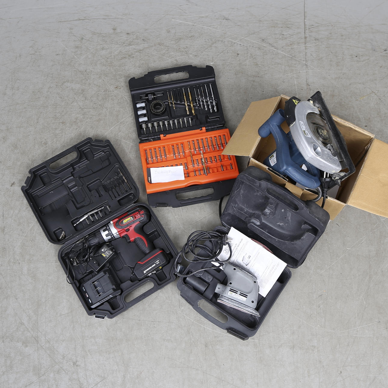 ELVERKTYG, 3 st samt BITS.