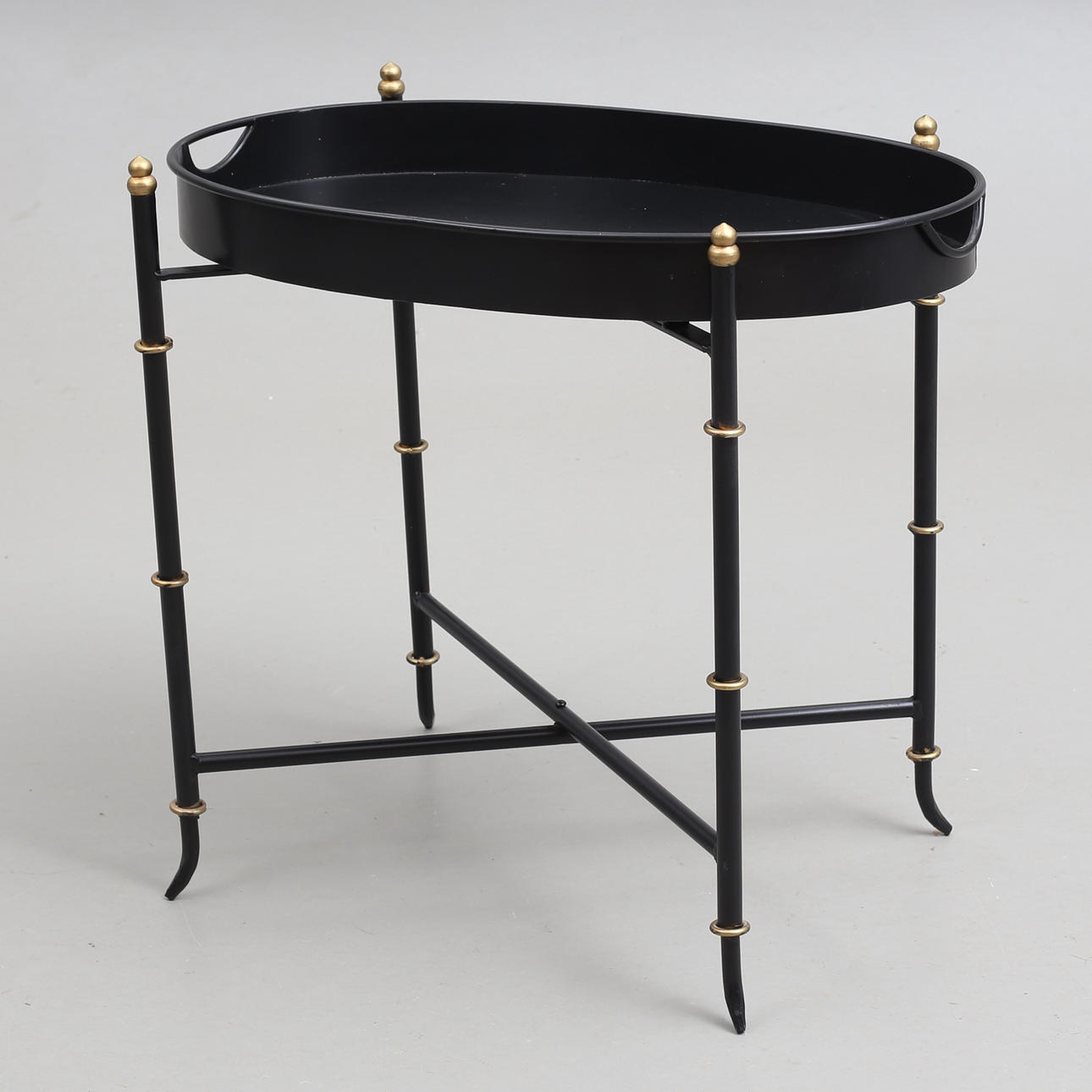 TRAY TABLE, metal, contemporary.