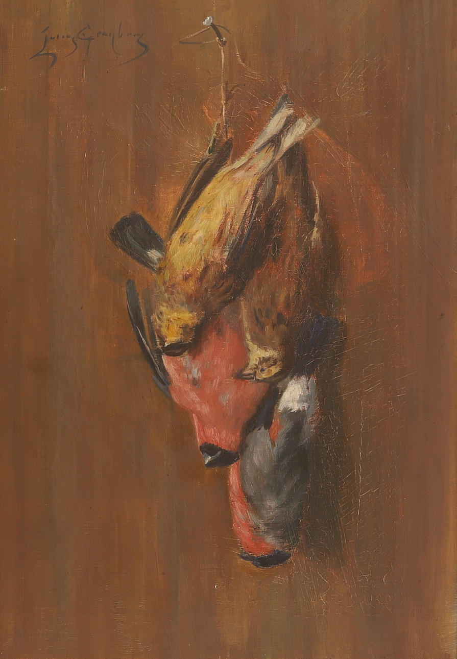JULIUS GRANBERG. Oil on canvas, signed.