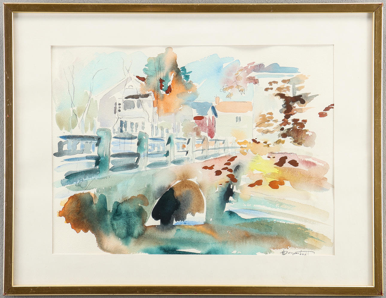 HÅKAN DEGERSTEDT. Watercolour, signed.