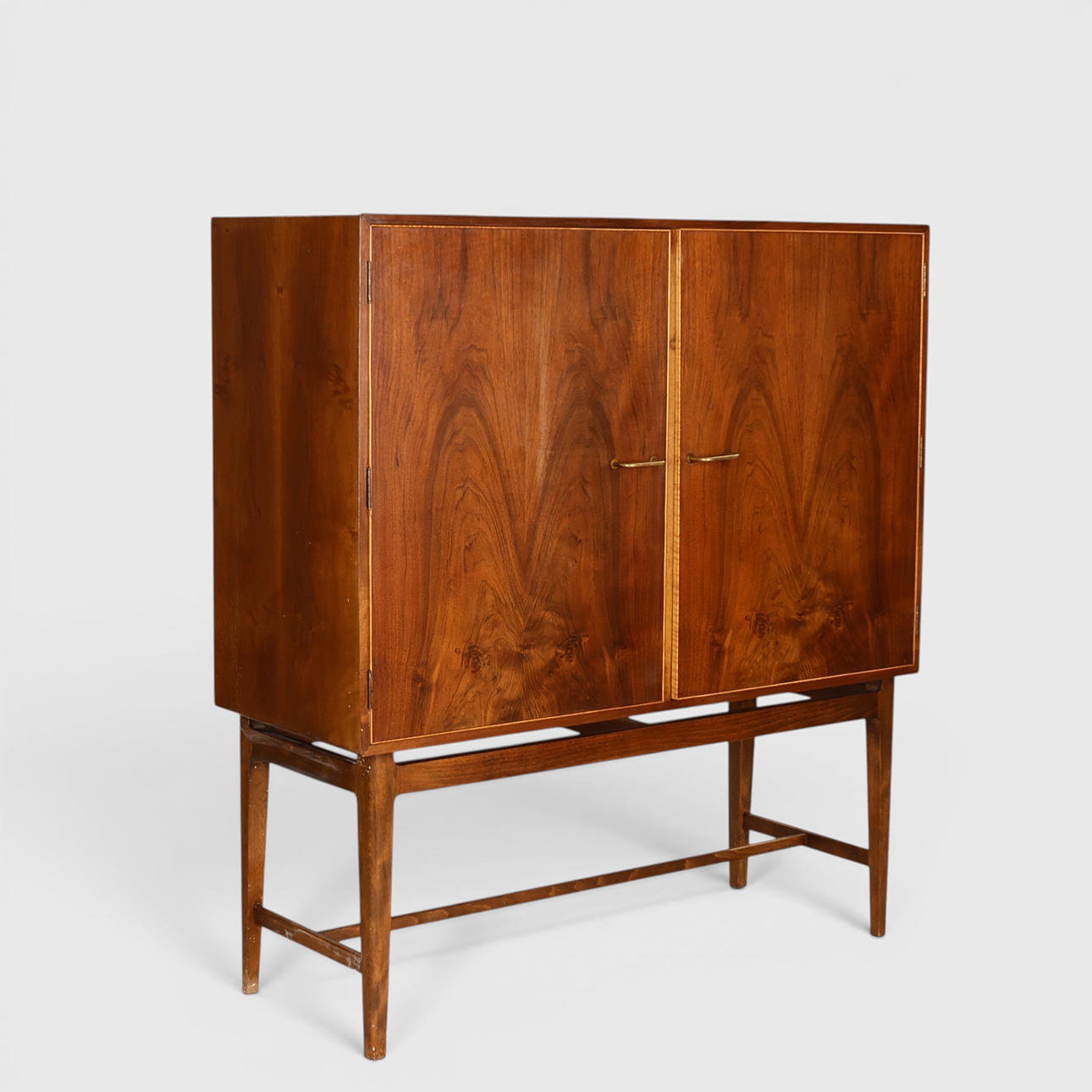 Cabinet / Sideboard in walnut, 1940s-50s, Denmark.