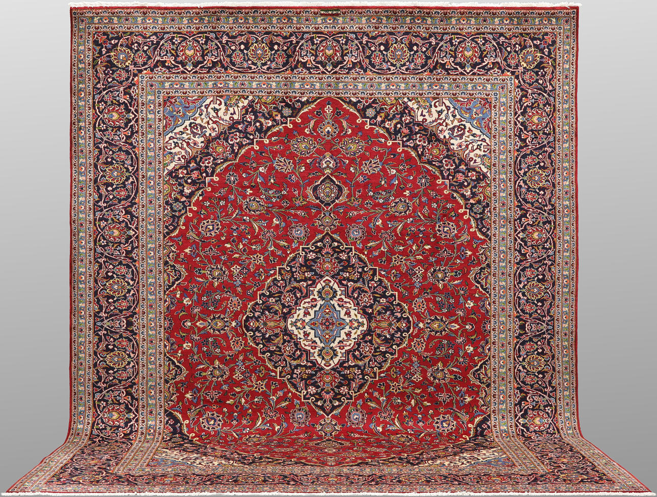 CARPET. Keshan fine signed, 385 x 297 cm.
