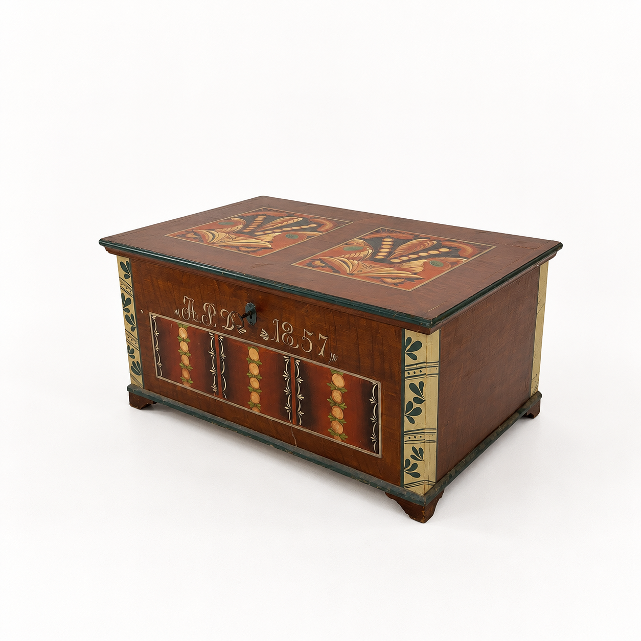 CHEST, Hälsingland, 19th century.