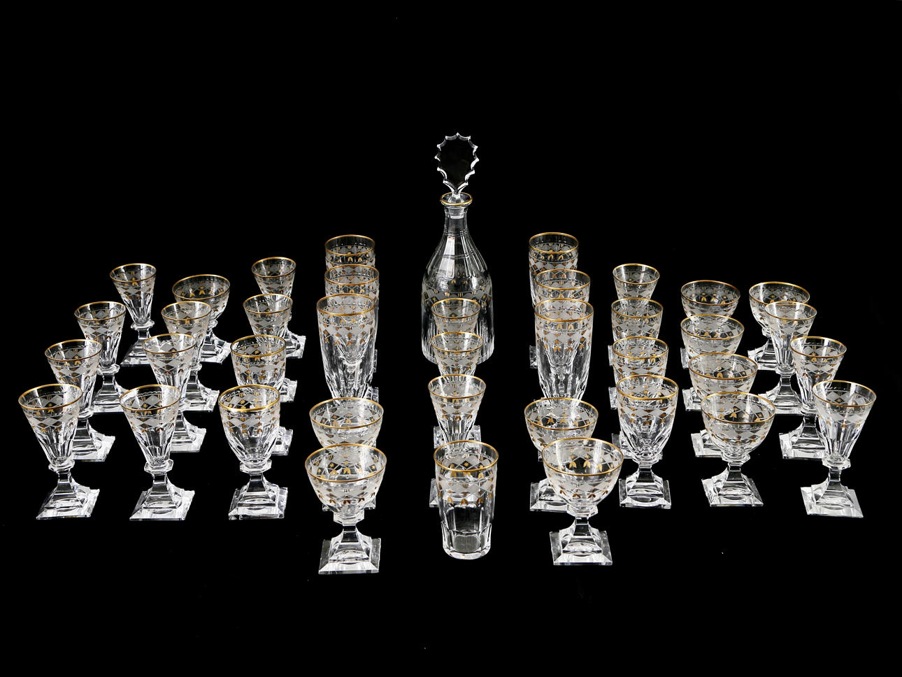 SERVIS, 39 delar, glas, Odelberg Junior, Kosta.