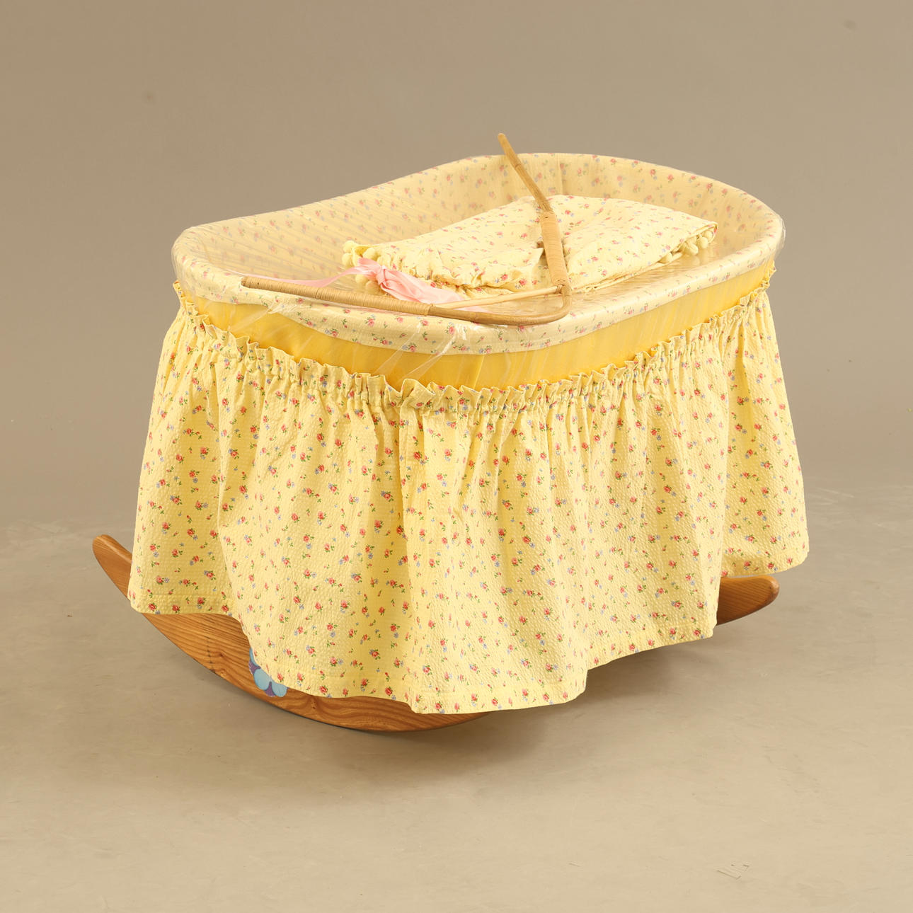 CRADLE/CHILD'S BED, rattan.