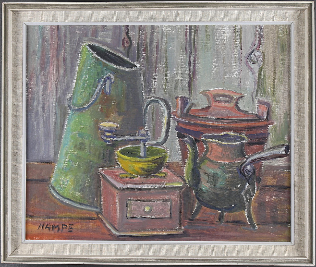 HAMPE SVANBERG. Olja på duk, signerad.