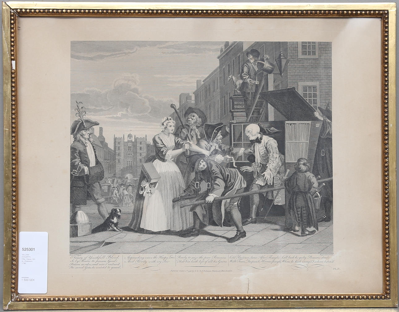 WILLIAM HOGARTH. EFTER. Gravyr, GG & J Robinson, 1796.