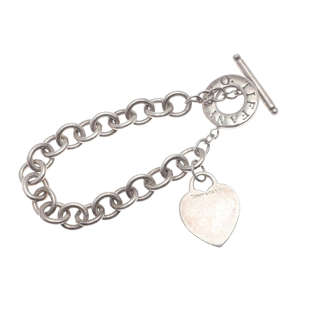 A TIFFANY & CO SILVER BRACELET.
