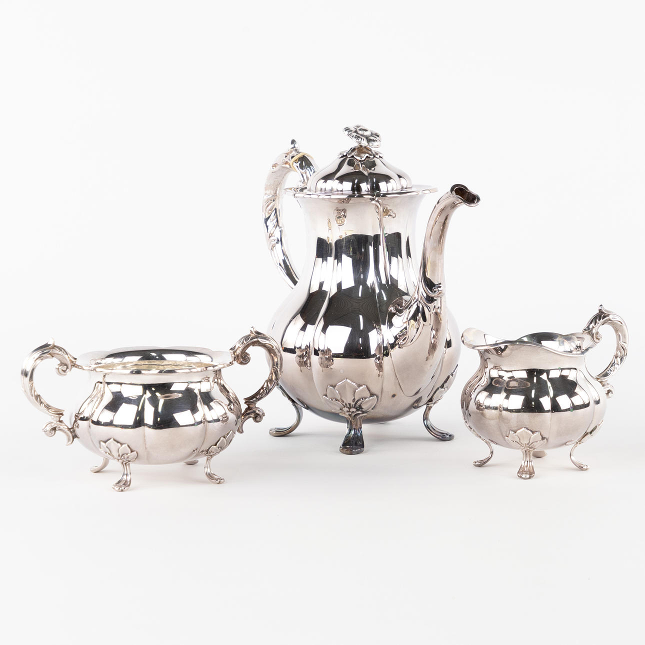 Coffee service, 3 pieces, silver, Cohr.