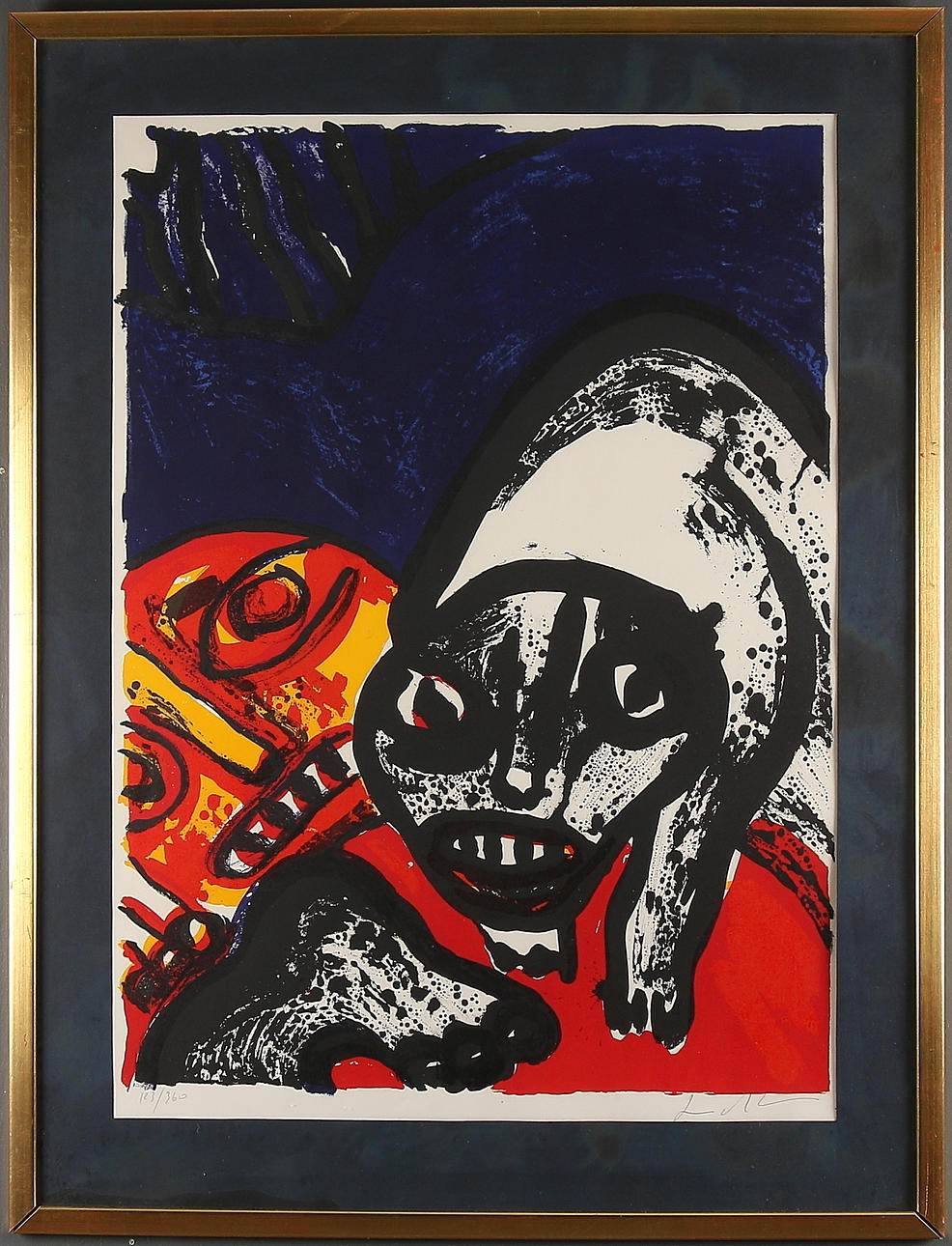 BENGT LINDSTRÖM. Färglitografi, signerad och numrerad 123/360.