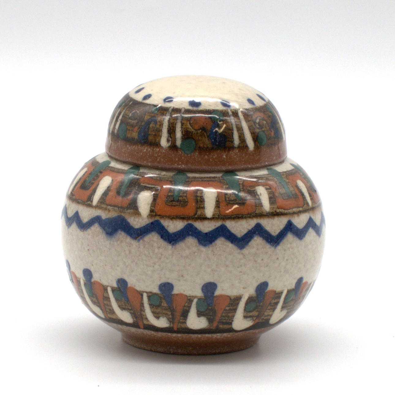 KASTL. KASTL CERAMIC VASE WITH LID.