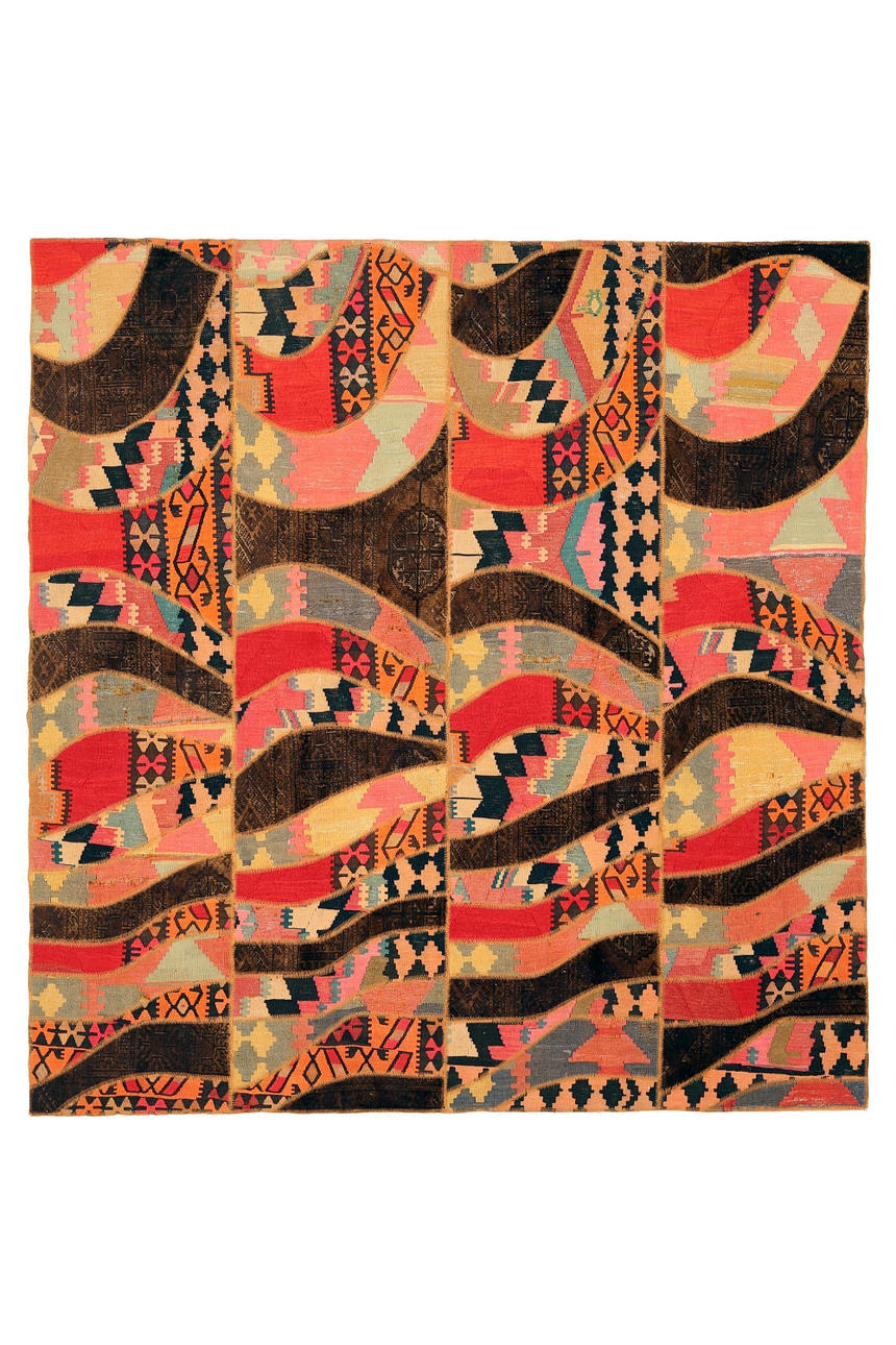 MATTA, Persisk, Patchwork, 236x228 cm.