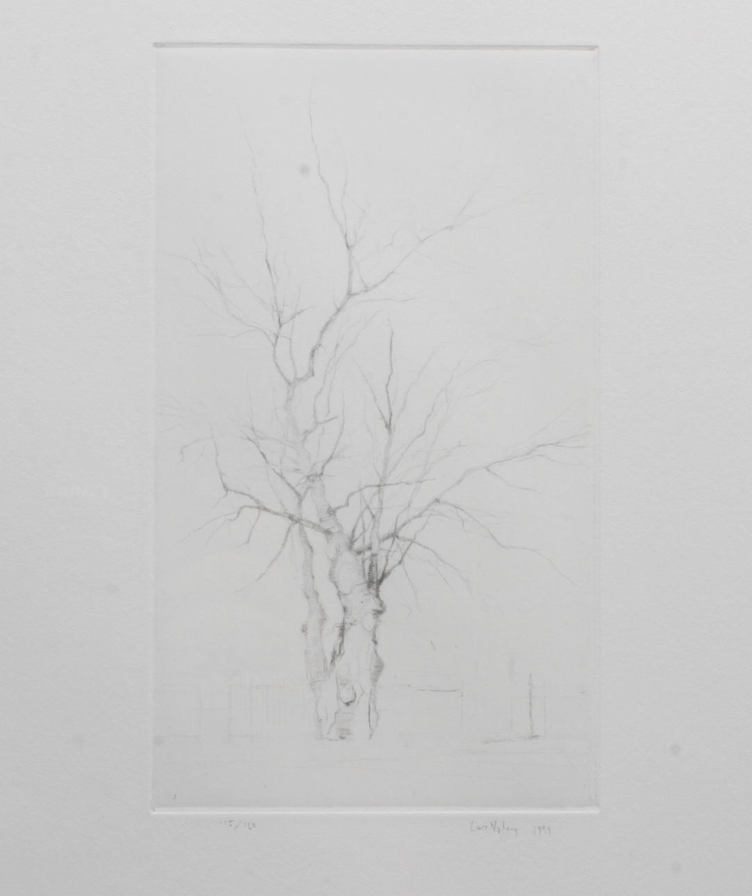 LARS NYBERG. Etching, signed, numbered and dated 1994.