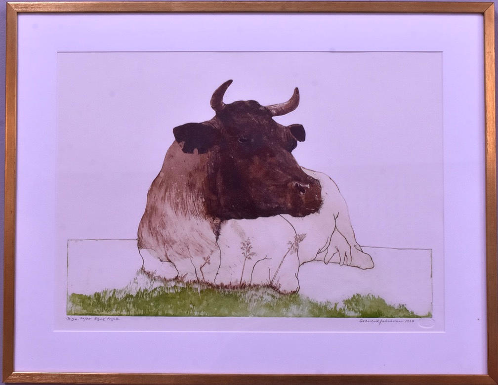 SVEN-ERIC JACOBSSON. Colour etching.