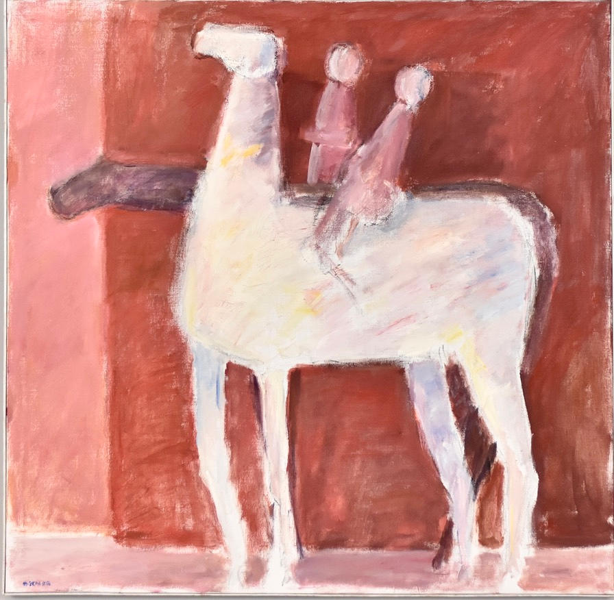 GUNNAR OKNER. Oil on canvas.