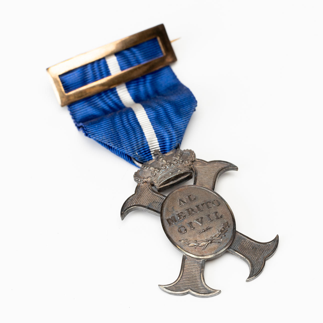 FÖRTJÄNSTKORS, Spanien, civilt tecken, silver.