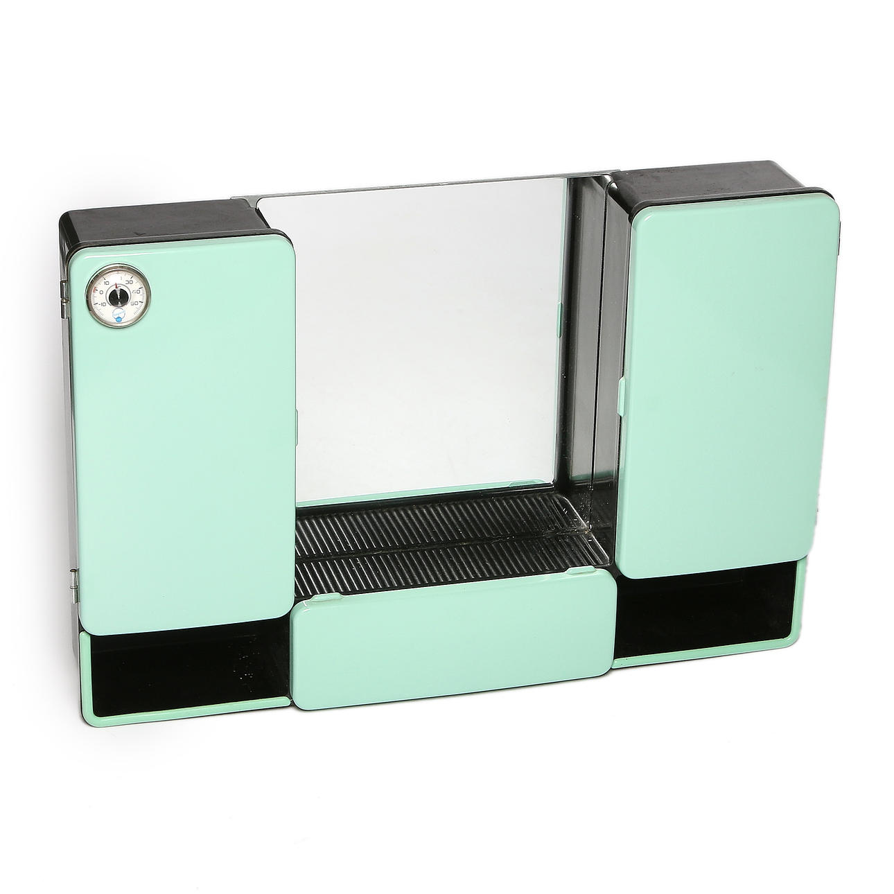 BADRUMSSKÅP, melamin och spegelglas, Carrara & Matta, Torino, höjd , Italien, 1960-tal.