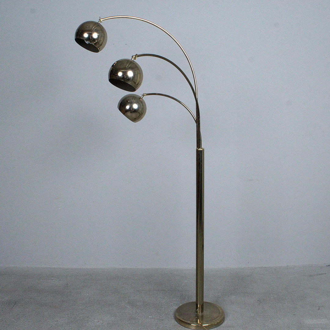 Brass floor lamp, Germany, 1970s.