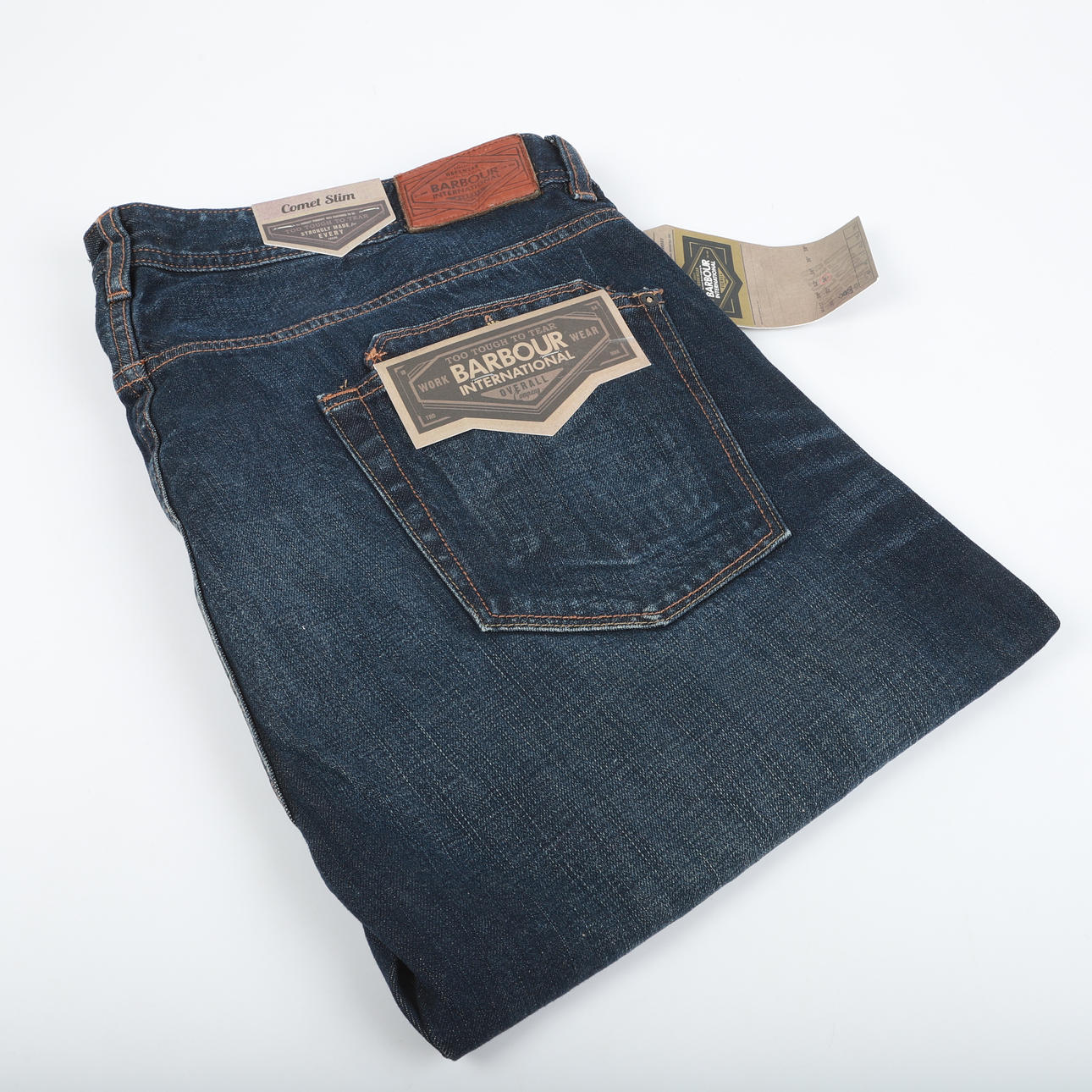 HERRJEANS, "Comet Slim", Barbour, England.