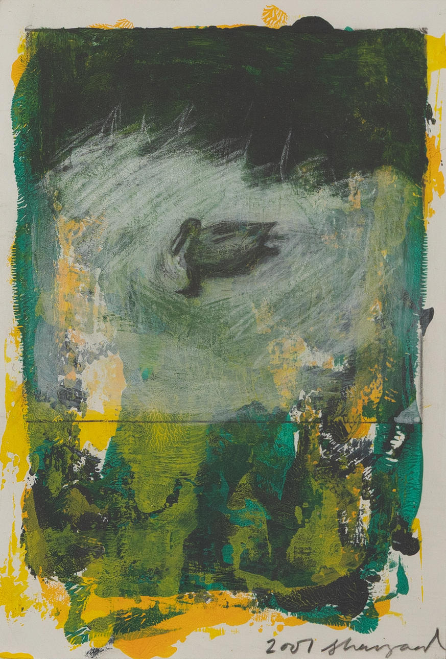 PETER SKOVGAARD. Composition, watercolour, signed.