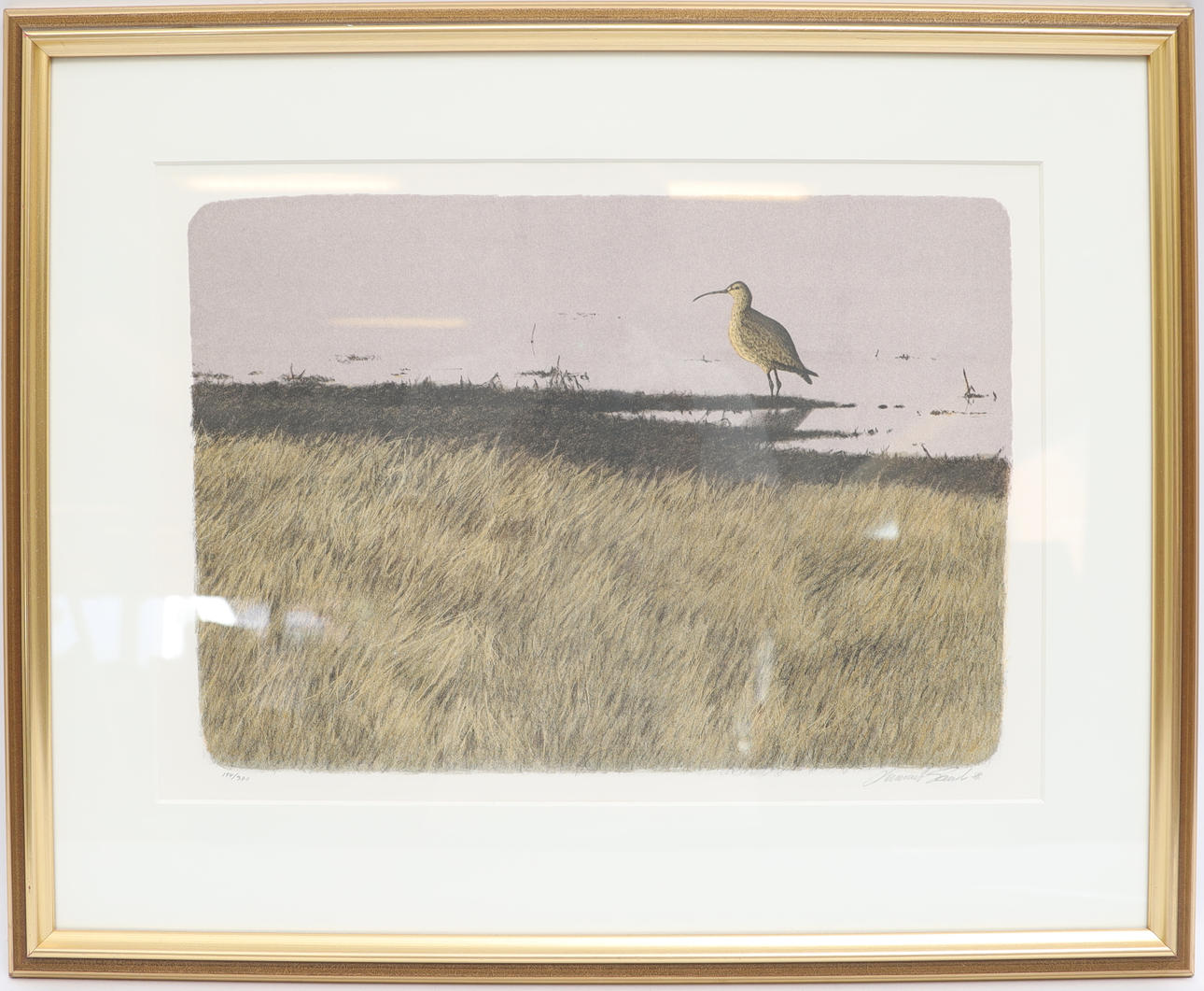LENNART SAND. Lithograph, signed and dated.