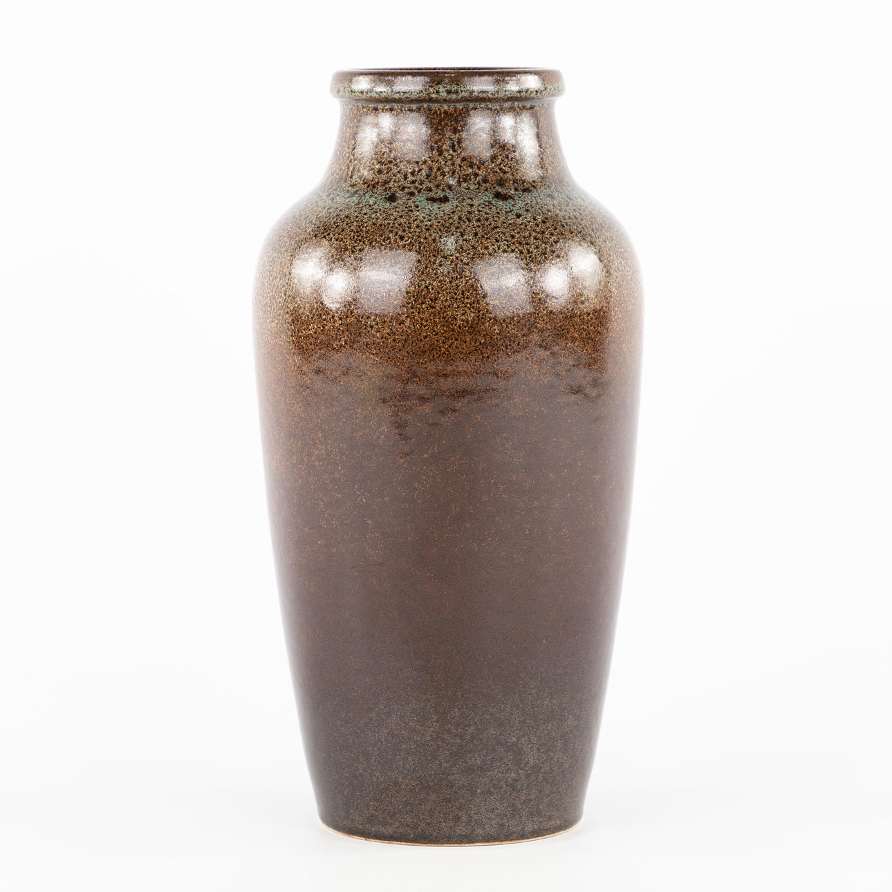 YNGVE  BLIXT. vase, glazed stoneware, signed.
