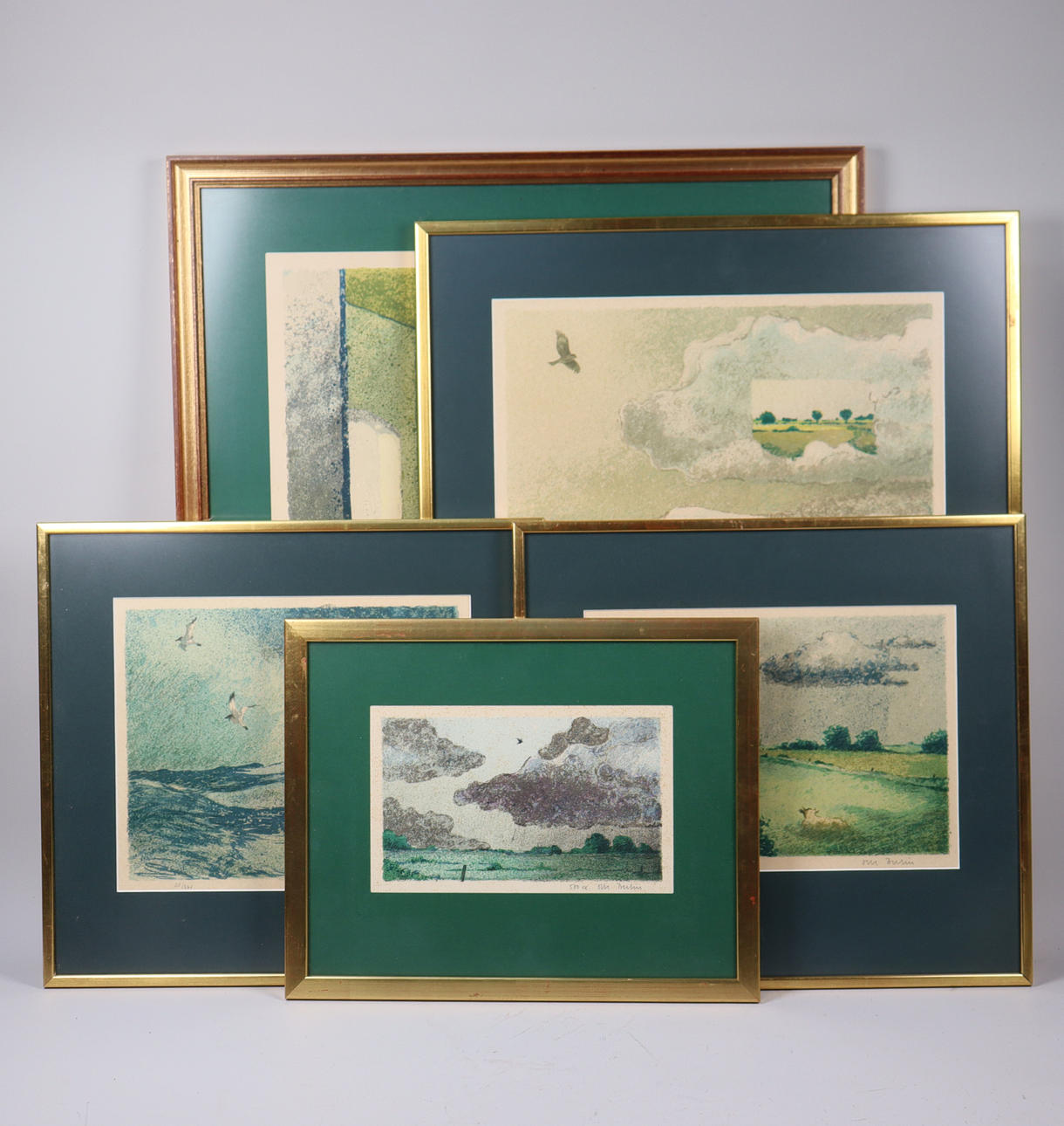 OLLE BERLIN (1932-2021). lithographs, 5 pcs.