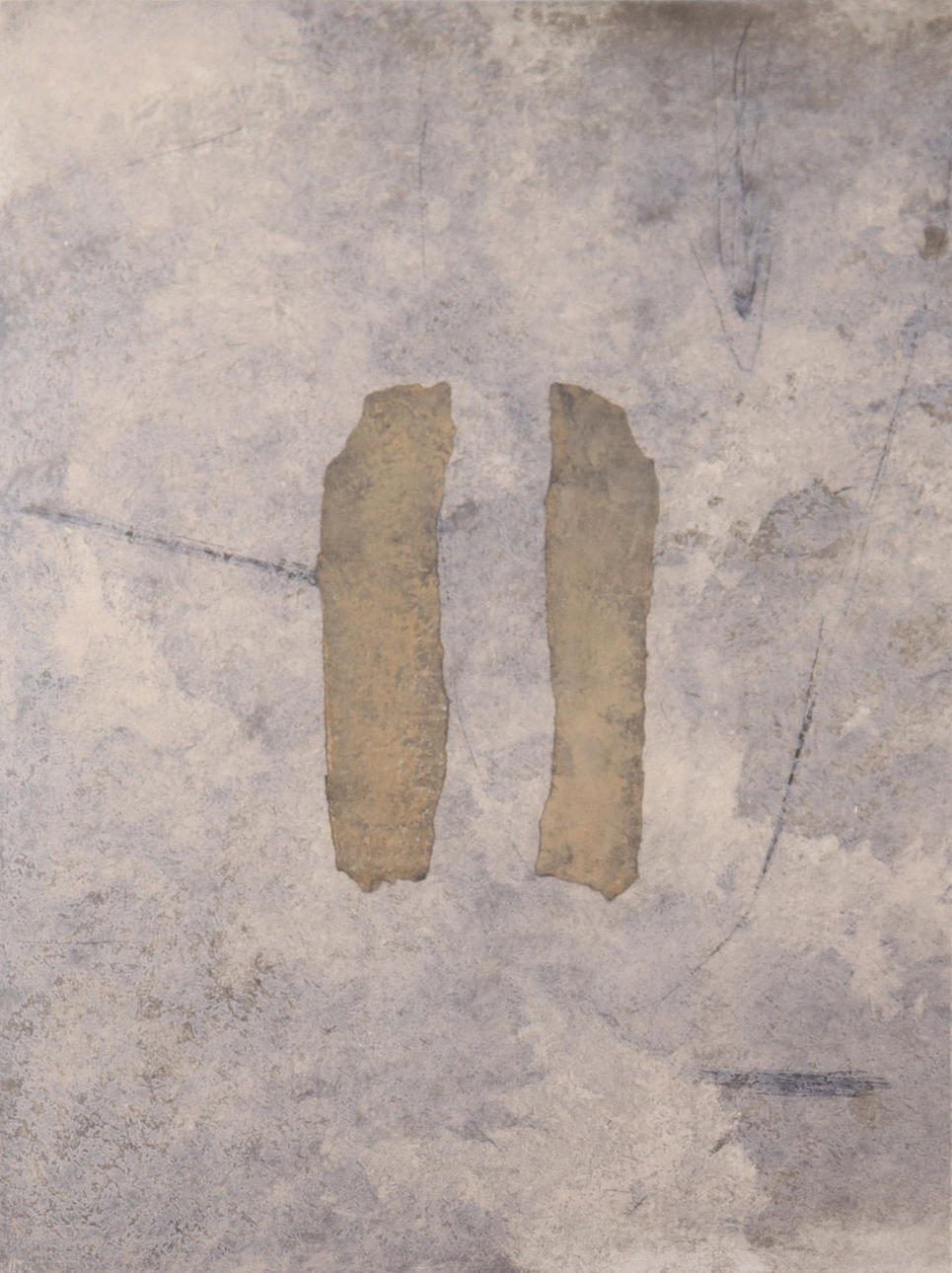 ANNA JONBACK. collage, "Möte".