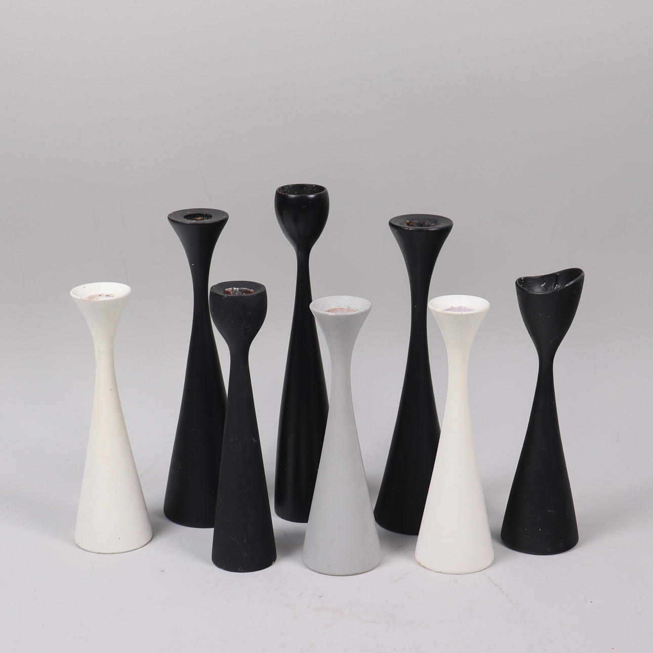 CANDLESTICKS, wood.