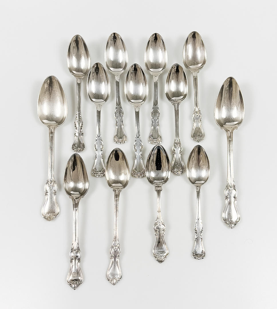 SPOONS, Silver, 13 pcs.