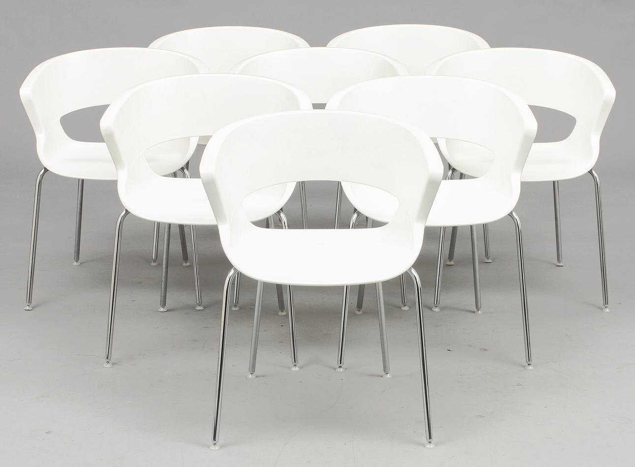 STOLAR, 8 st, "Zed" Hannes Wattstein, MaxDesign, 1900/2000-tal.