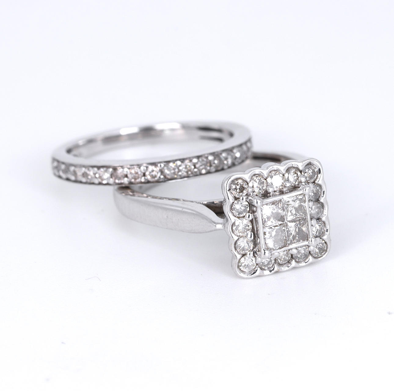 9CT DIAMOND RING S (0.75CT).
