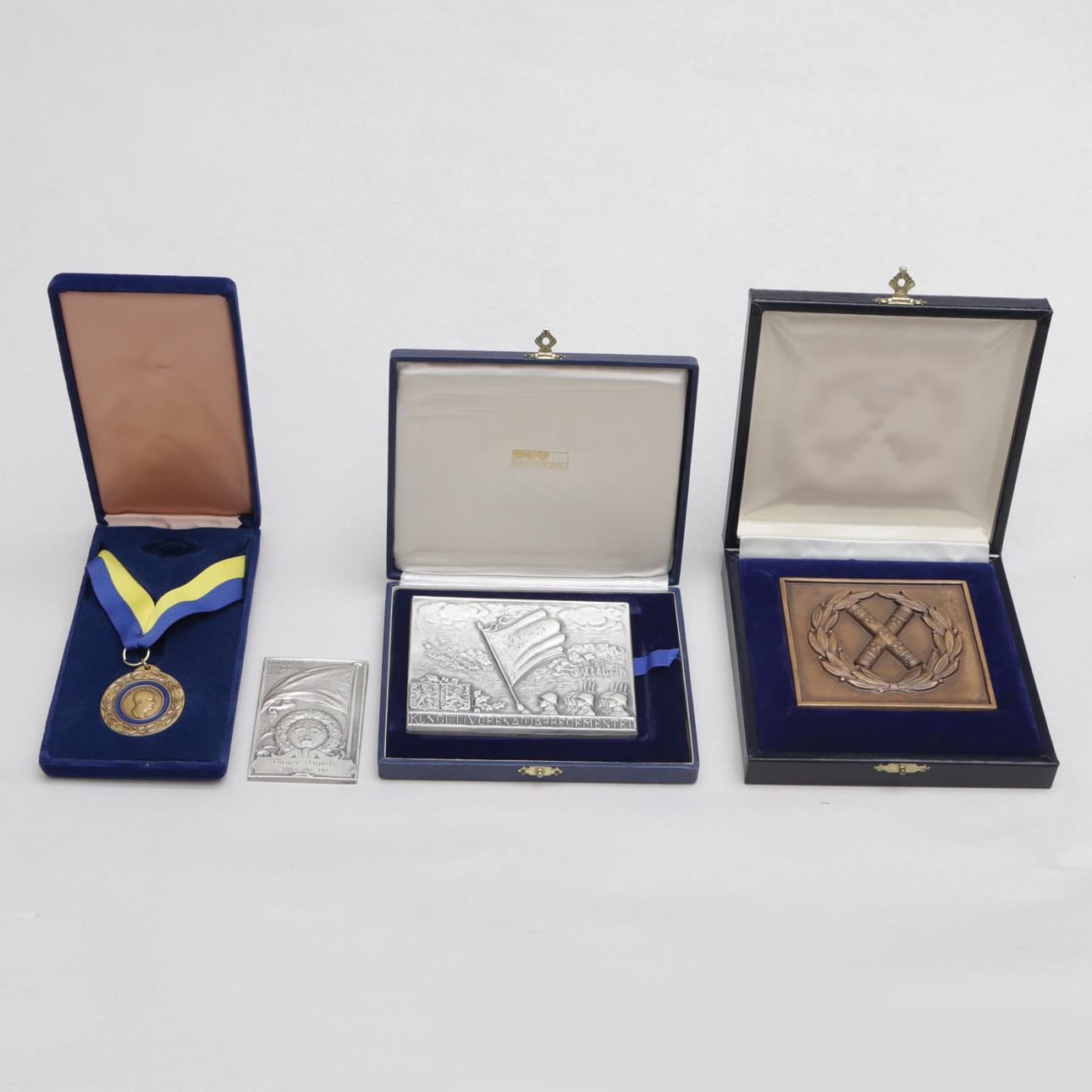 MEDALS in boxes.