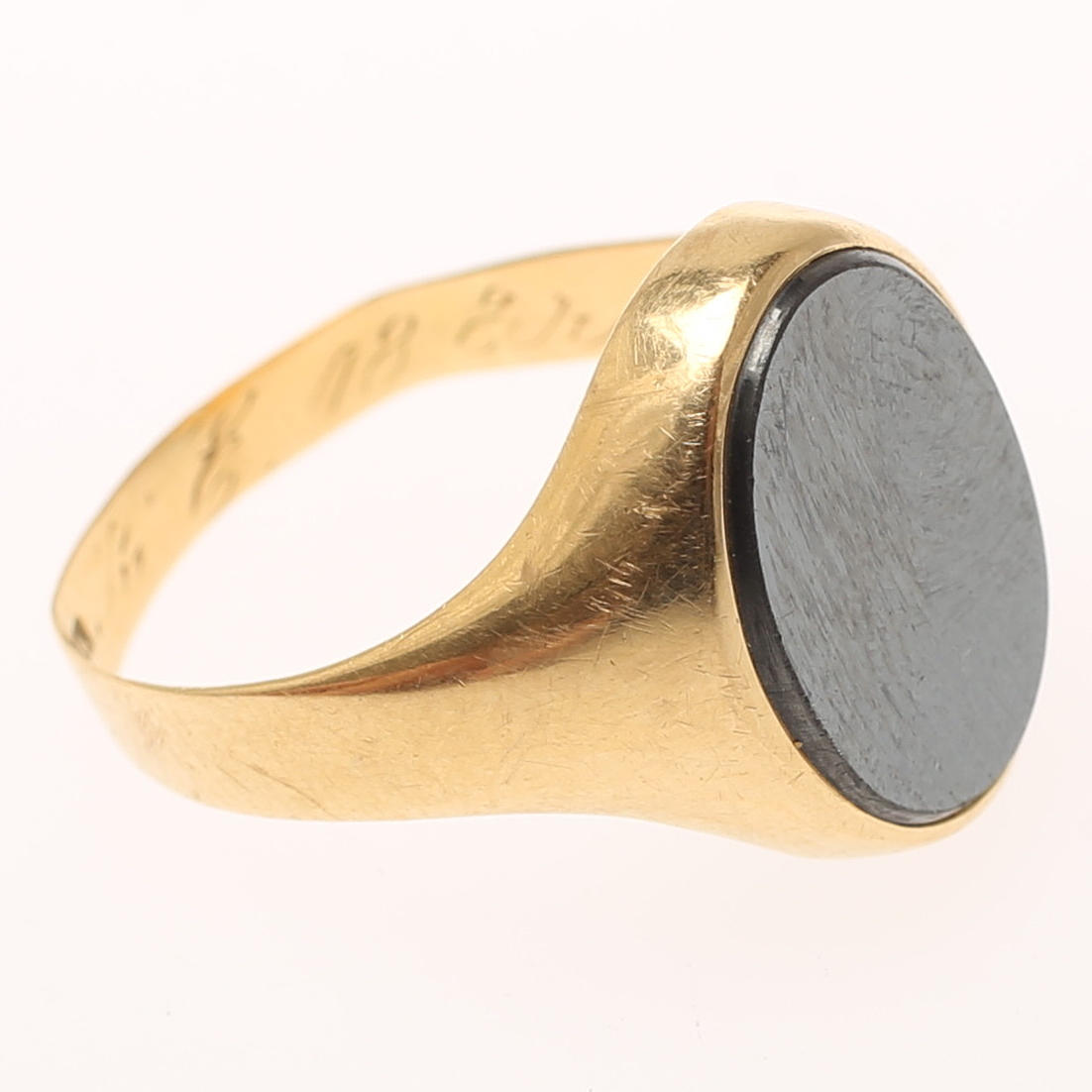 HERRING med sten, 18k guld.