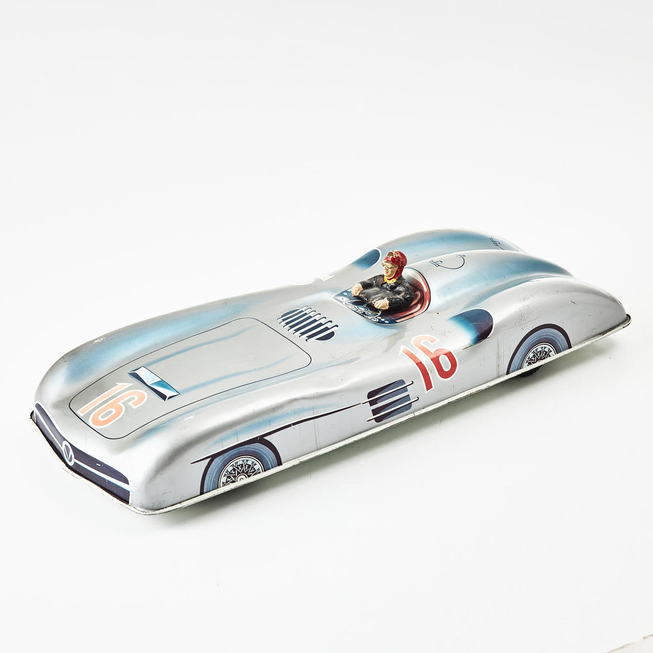 LEKSAKSBIL, Mercedes-Benz W196 Steamliner, 1954, skala ca. 1:10, sannolikt Västtyskland 1950/60-tal