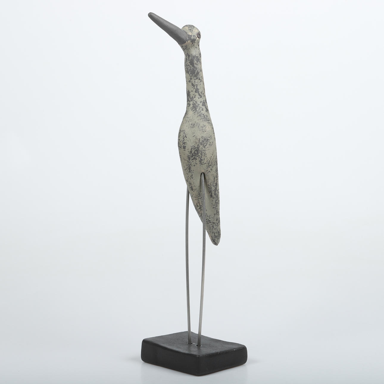 CATARINA EKELUND HAGSTRÖM. Sculpture, heron, ceramic, signed.