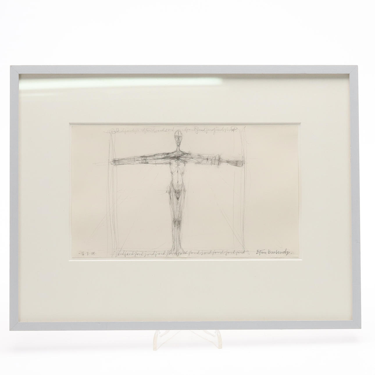 BJÖRN BRUSEWITZ. DRAWING/SKETCH, "jord" signed, dated -2016.