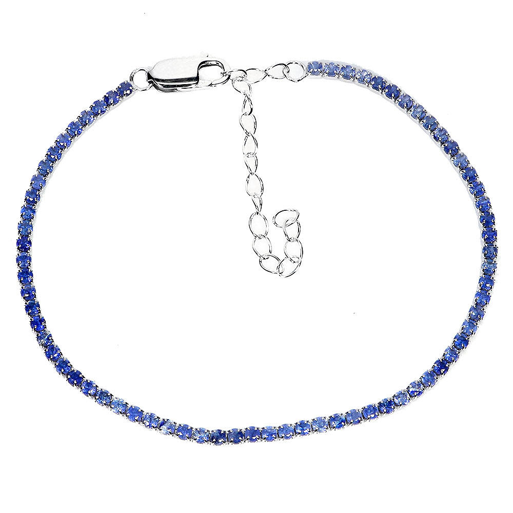 SAPPHIRE SILVER BRACELET.